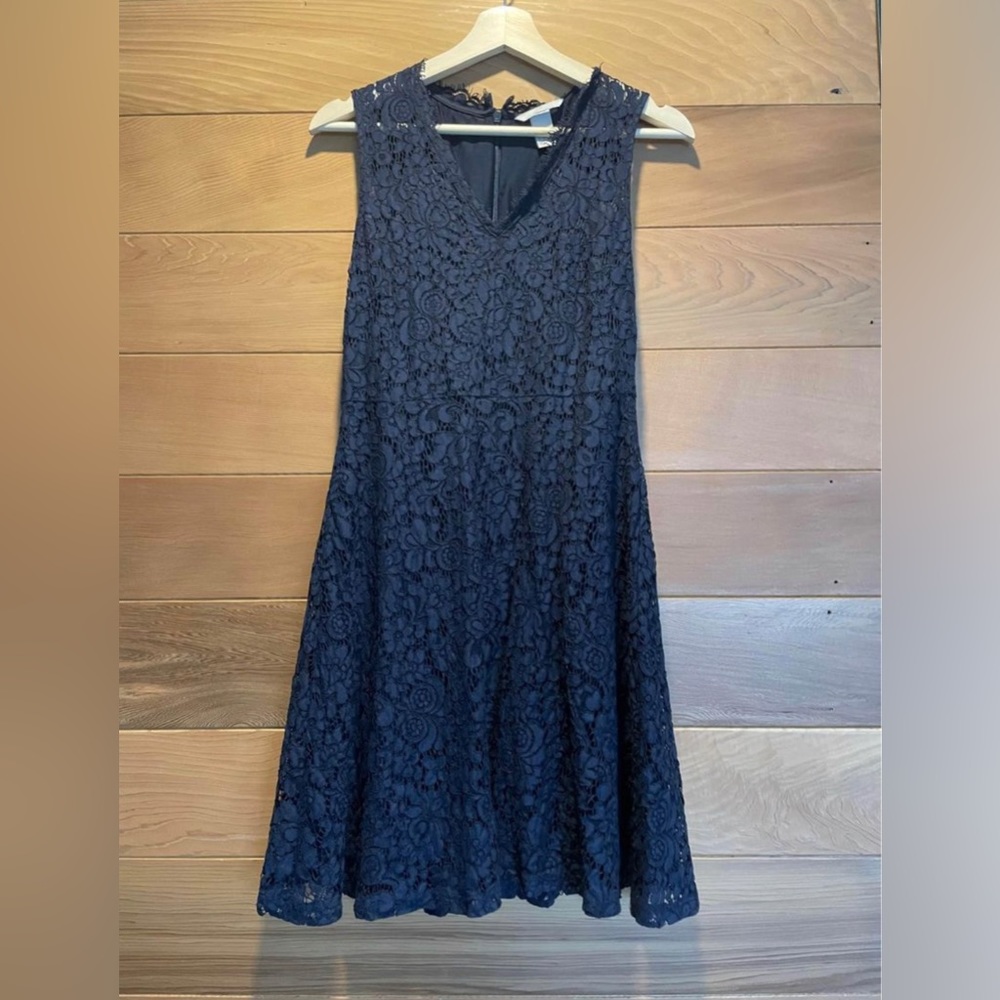 Navy Lace Dress